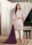 Mauve Serenity Embroidered 2-Piece Stitched Lawn Suit